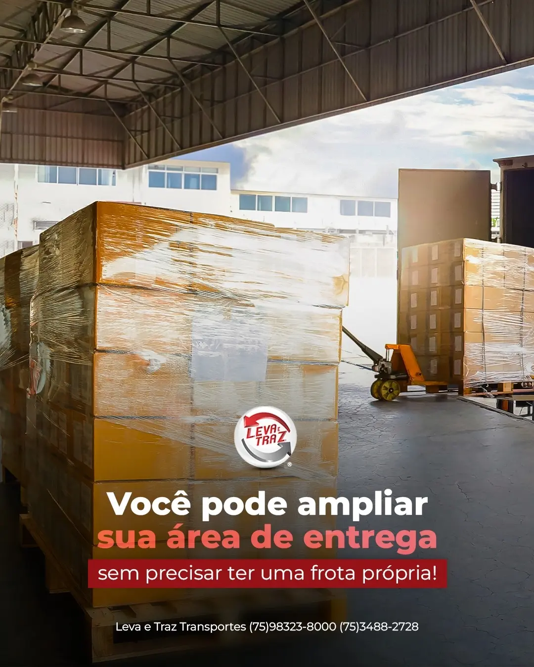 Você vende. A gente ajuda sua carga a chegar.