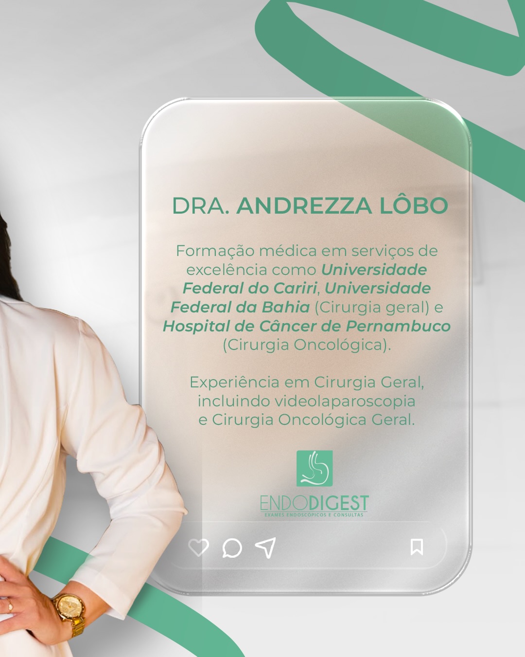 Seja muito bem-vinda, Dra. Andreza!