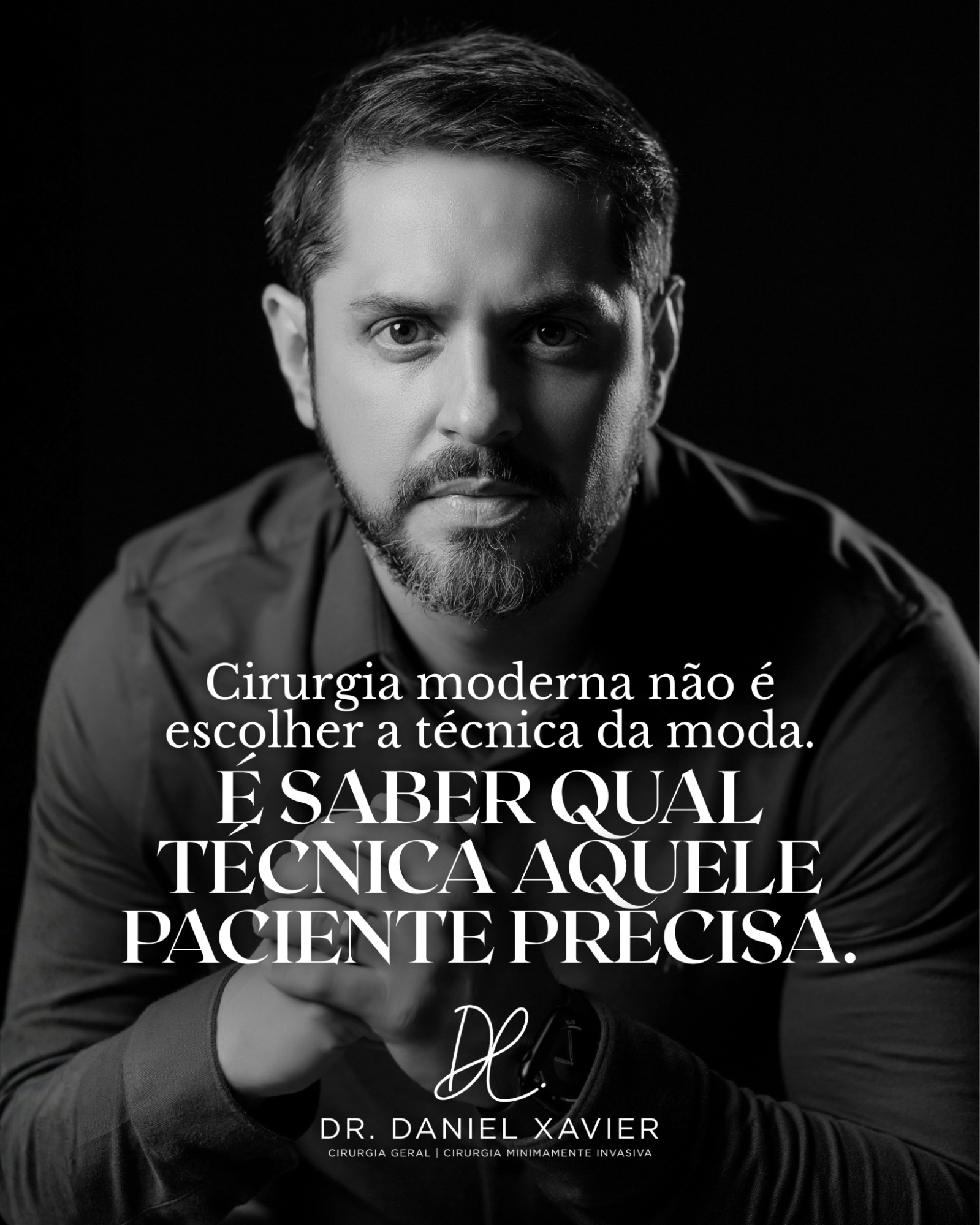 Porque cirurgia de verdade não é sobre seguir tendências. É sobre cuidar de pessoas com responsabilidade.