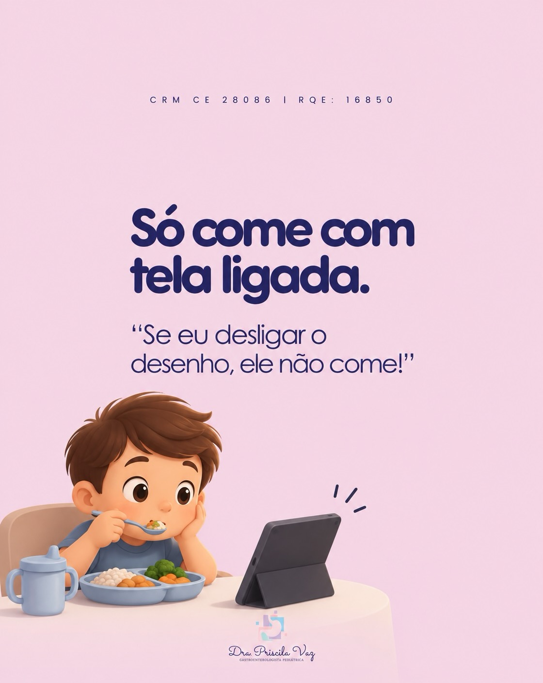 Seu filho também se recusa a fazer as refeições?