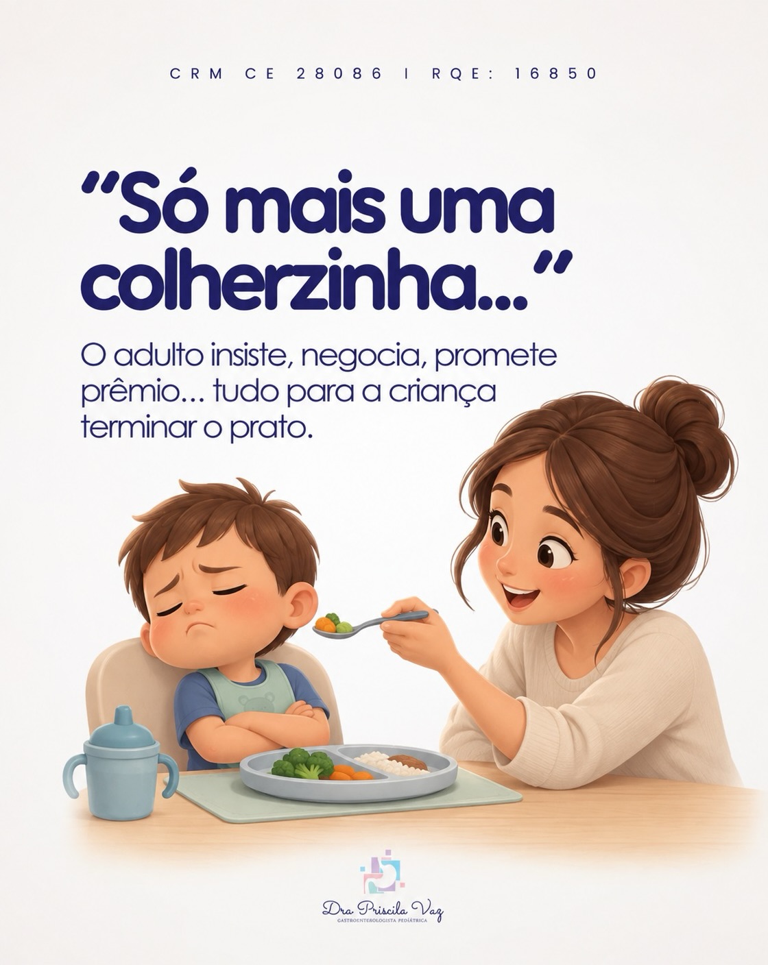 Seu filho também se recusa a fazer as refeições?