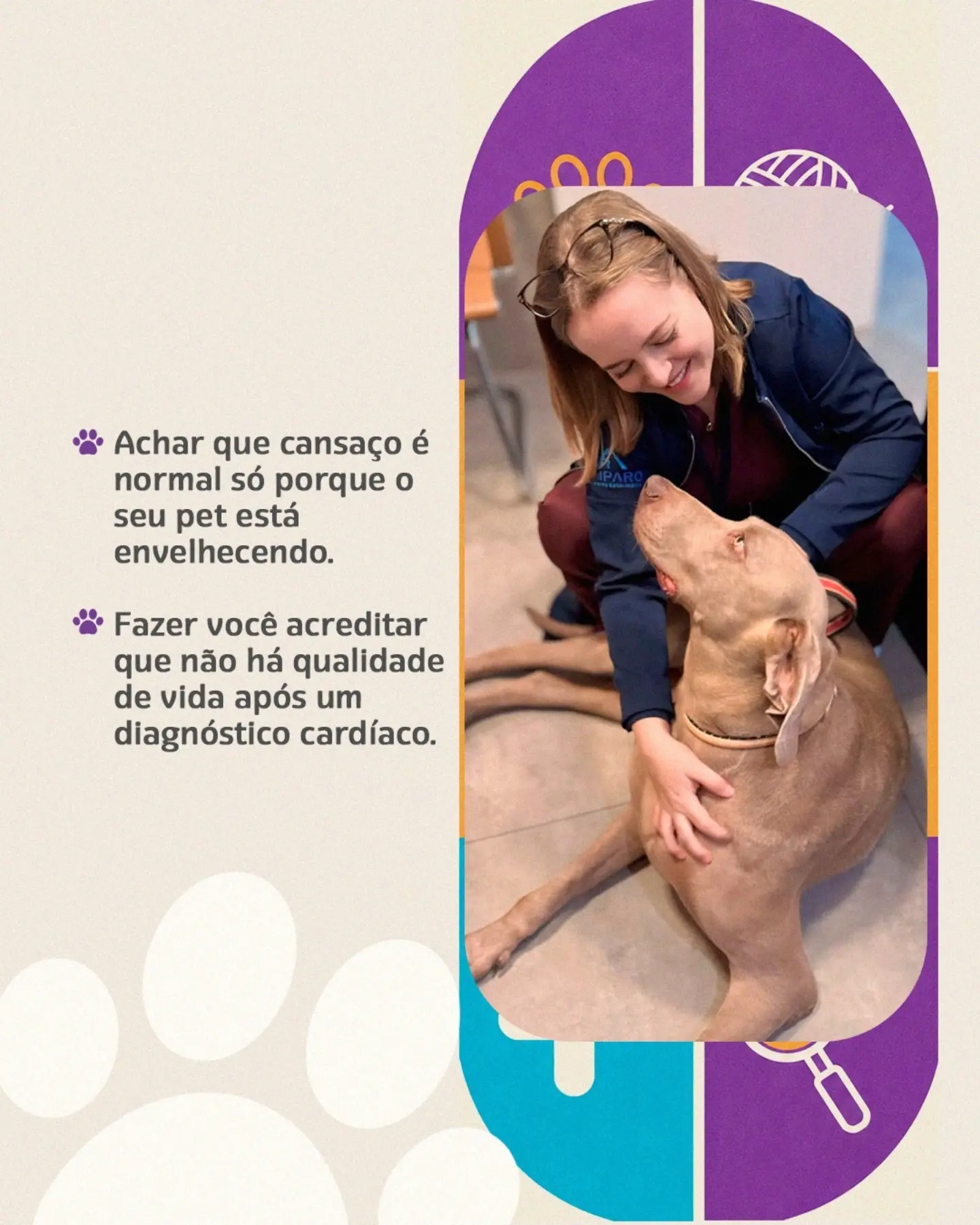 Se percebeu qualquer mudança no comportamento ou na disposição do seu pet, não espere. Agende uma avaliação.