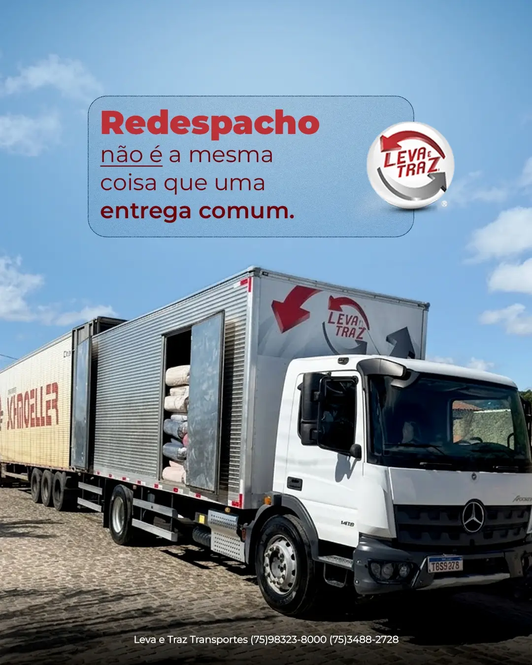Fazemos o melhor redespacho da região!