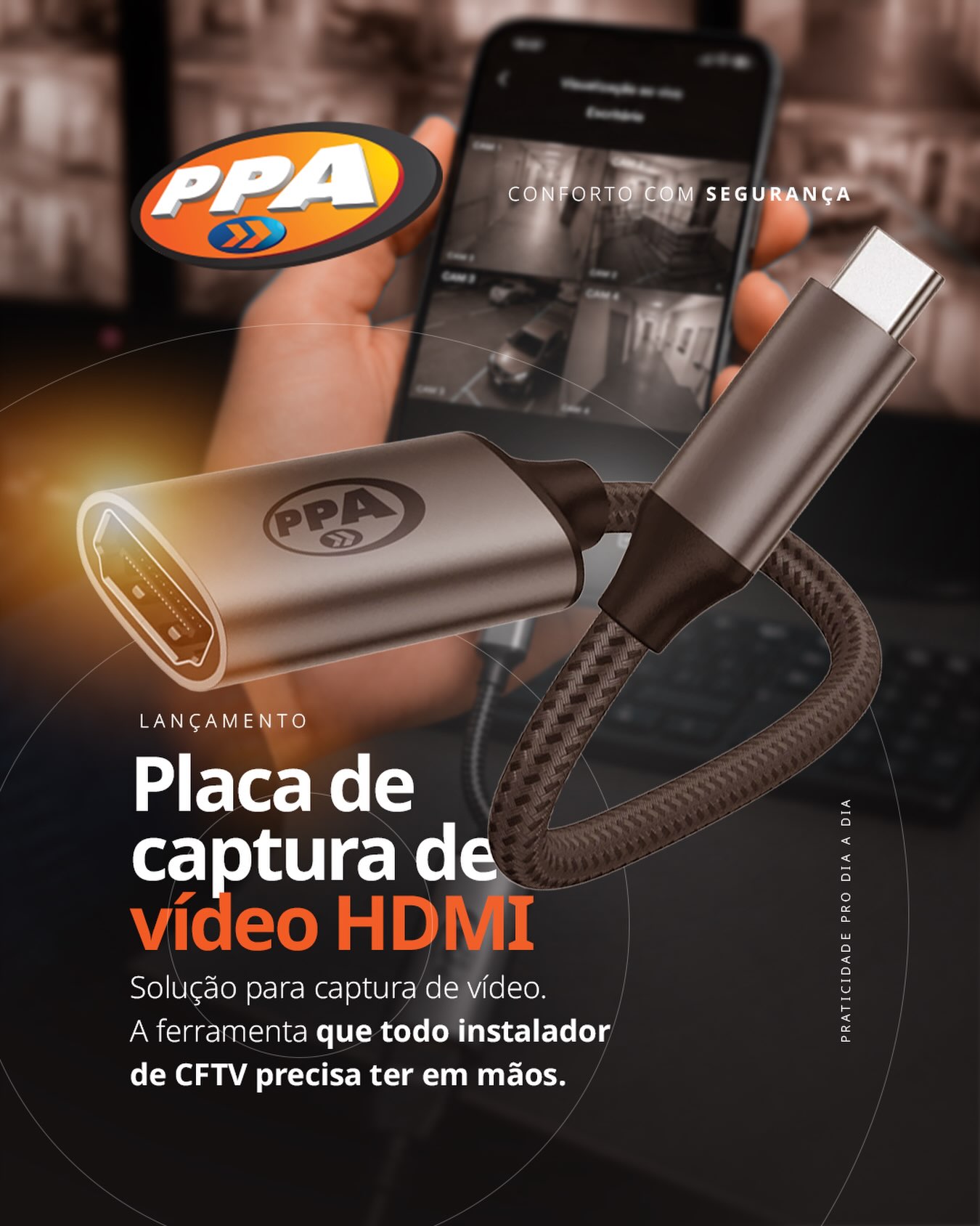 A ferramenta prática e essencial para o instalador de CFTV.