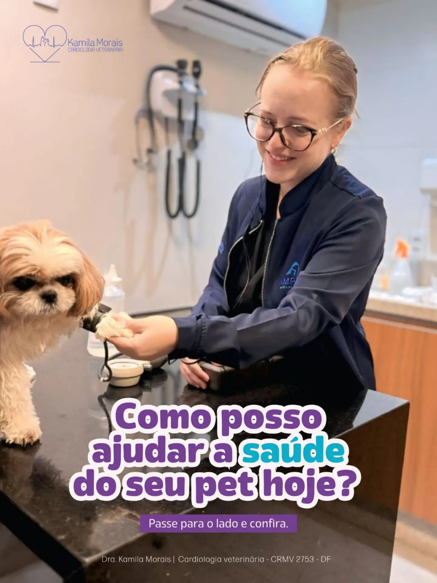 Cuidar do coração dos nossos peludos é o que me move todos os dias!