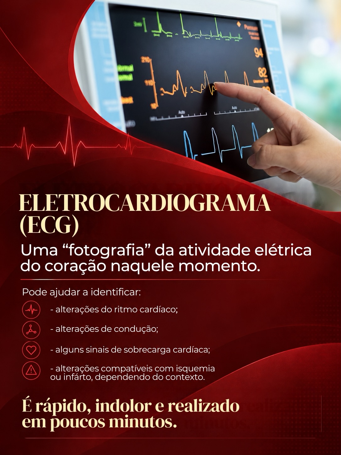 Existe um exame “mais completo” que substitua todos os demais. Cada um responde a perguntas diferentes.