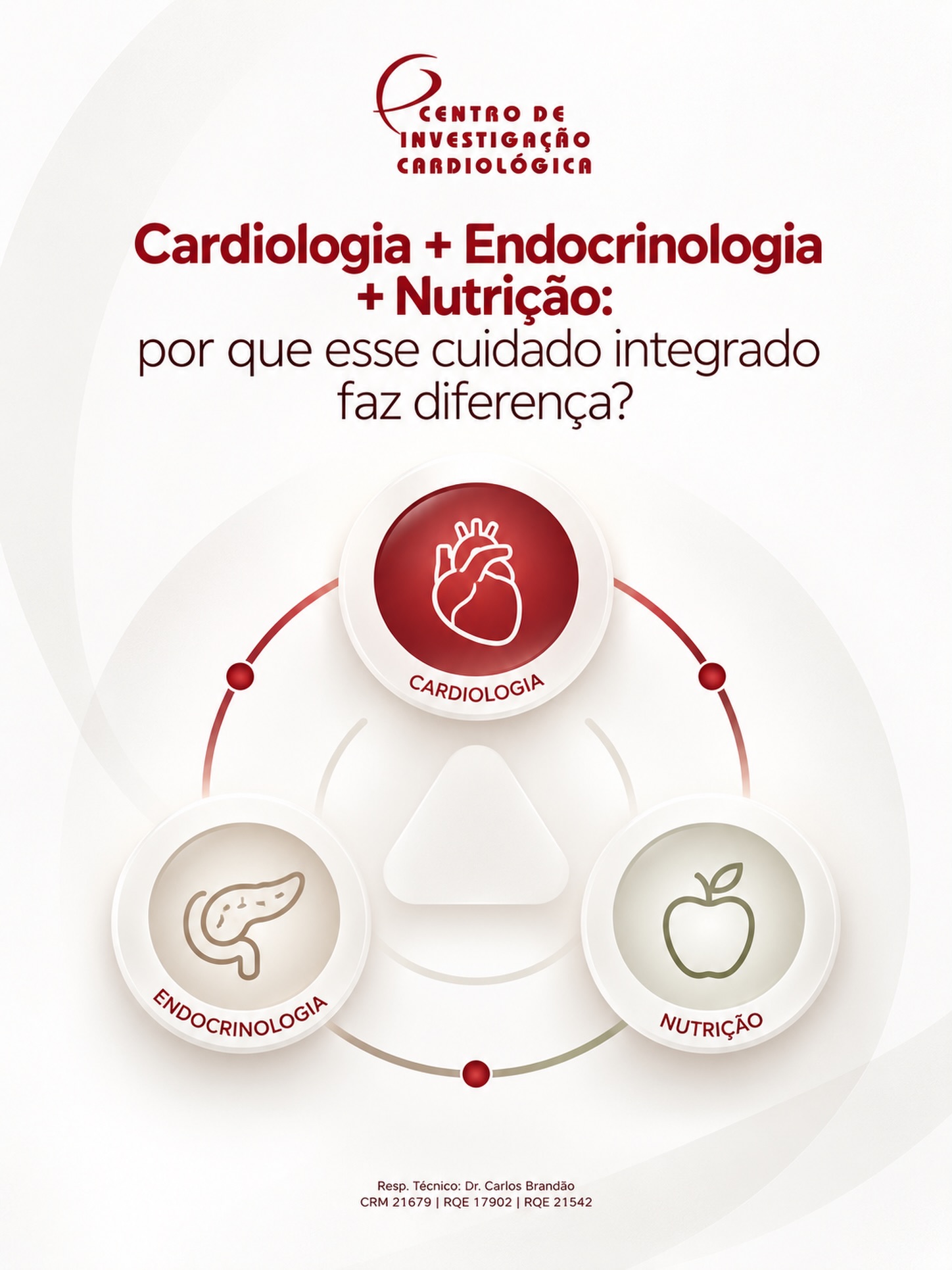 Coração, metabolismo e alimentação não funcionam separadamente. O cuidado também não deveria funcionar.