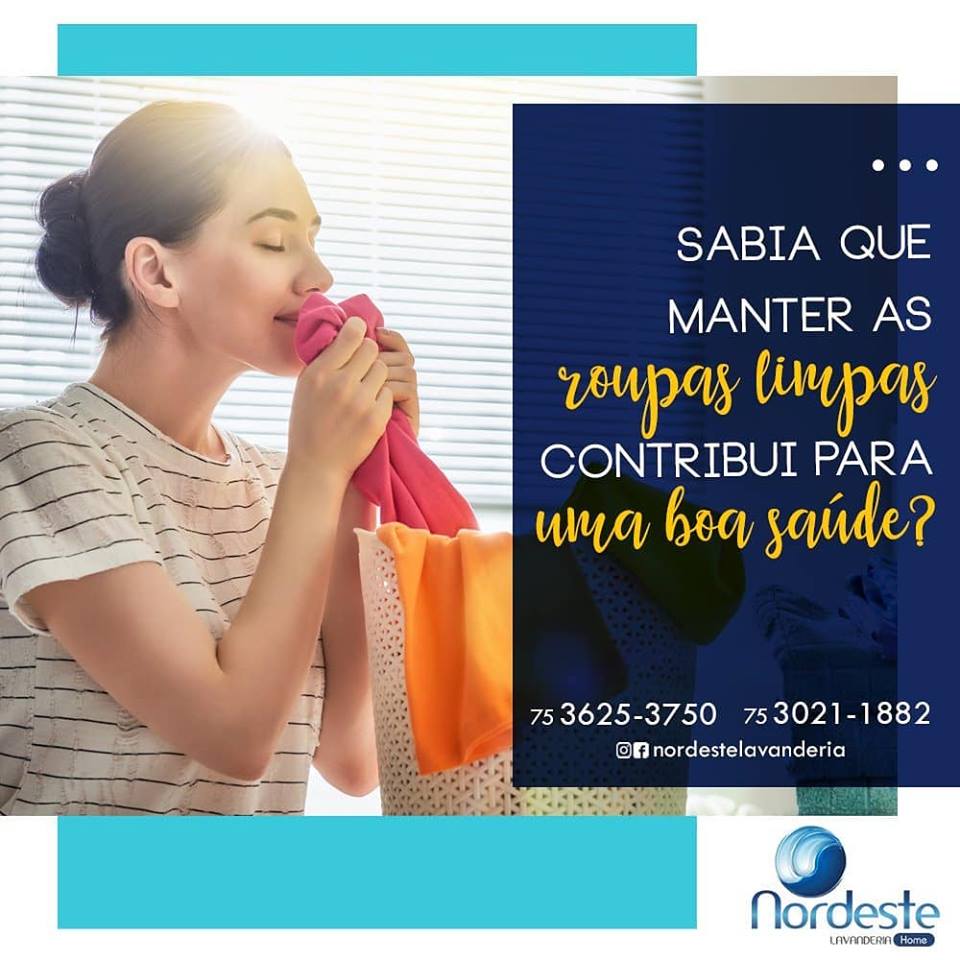 Roupas bem cuidada pela Nordeste Lavanderia!