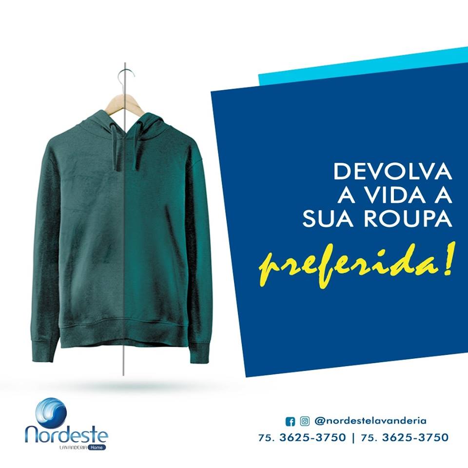 Mais cor na sua roupa quando for cuidada pela Nordeste Lavanderia!