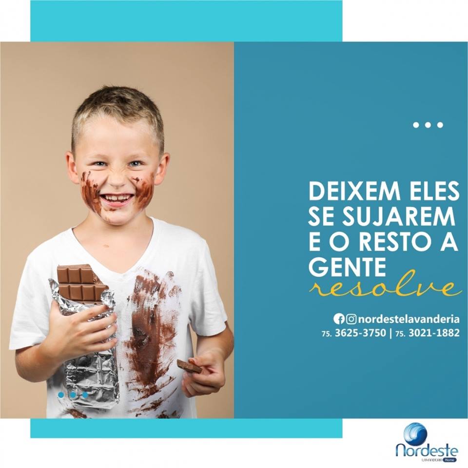 Relaxe a Nordeste Lavanderia deixa limpinha!