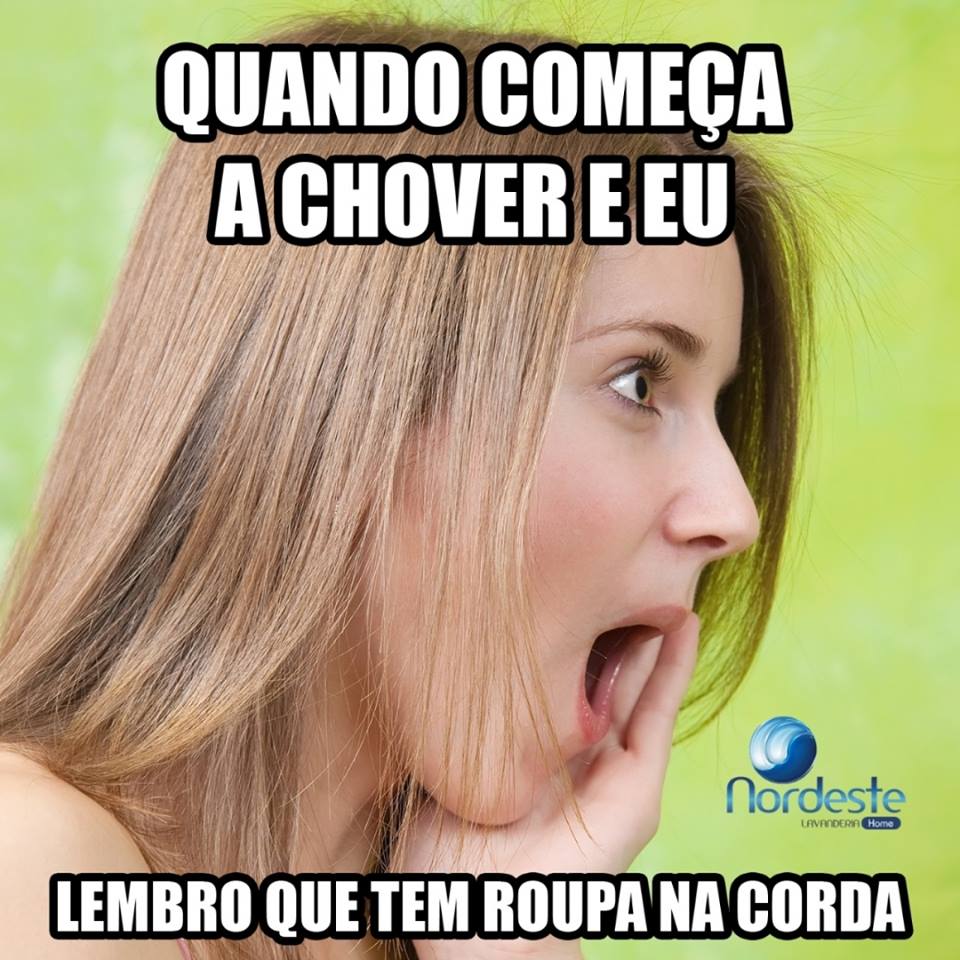 Se preocupar com a chuva é coisa do passado! Agora lavar sua roupa é um cuidado da Nordeste Lavanderia!