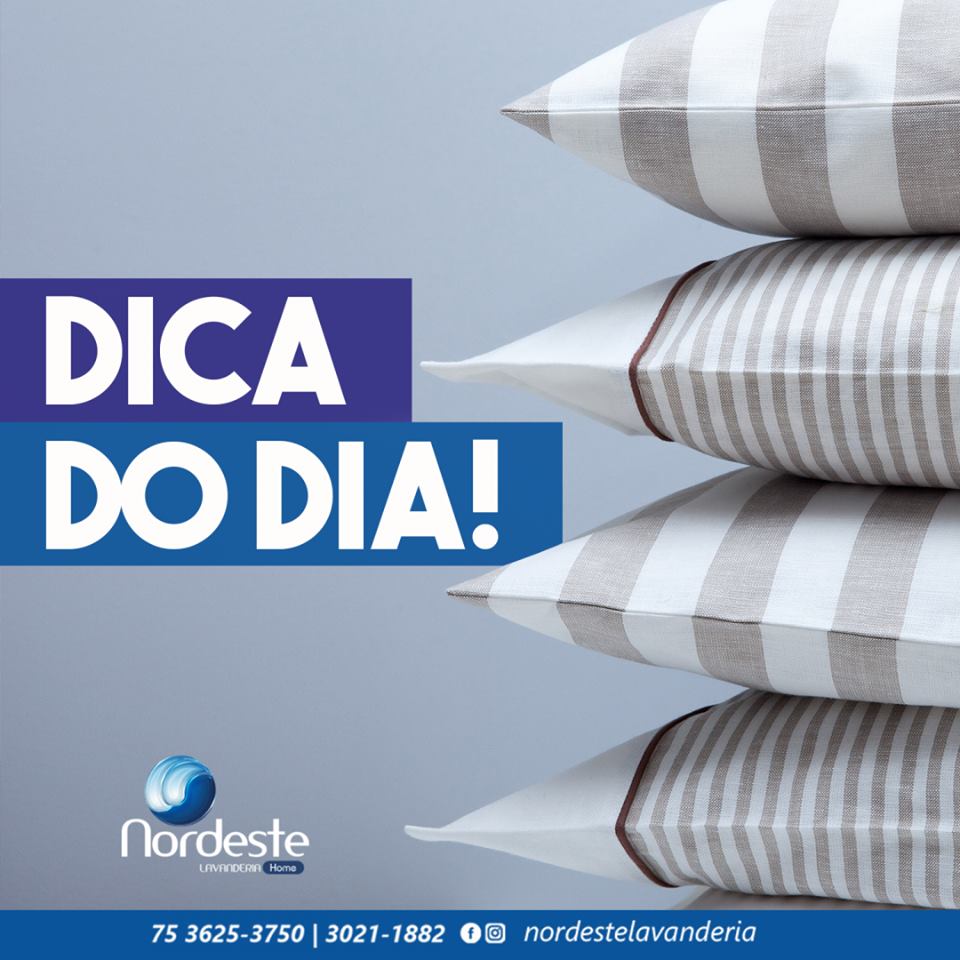 Dica do dia da Lavanderia Nordeste.