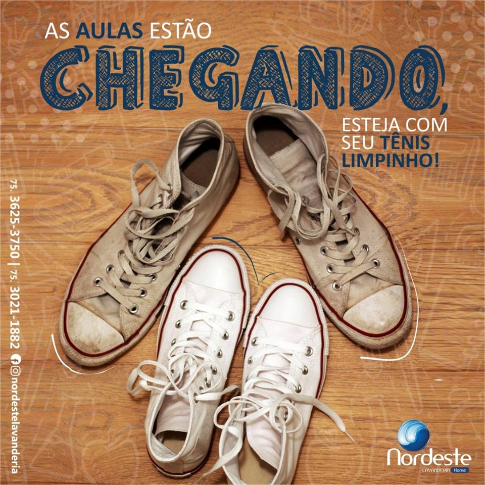 Seu Tênis limpinho? Só a Nordeste sabe fazer!
