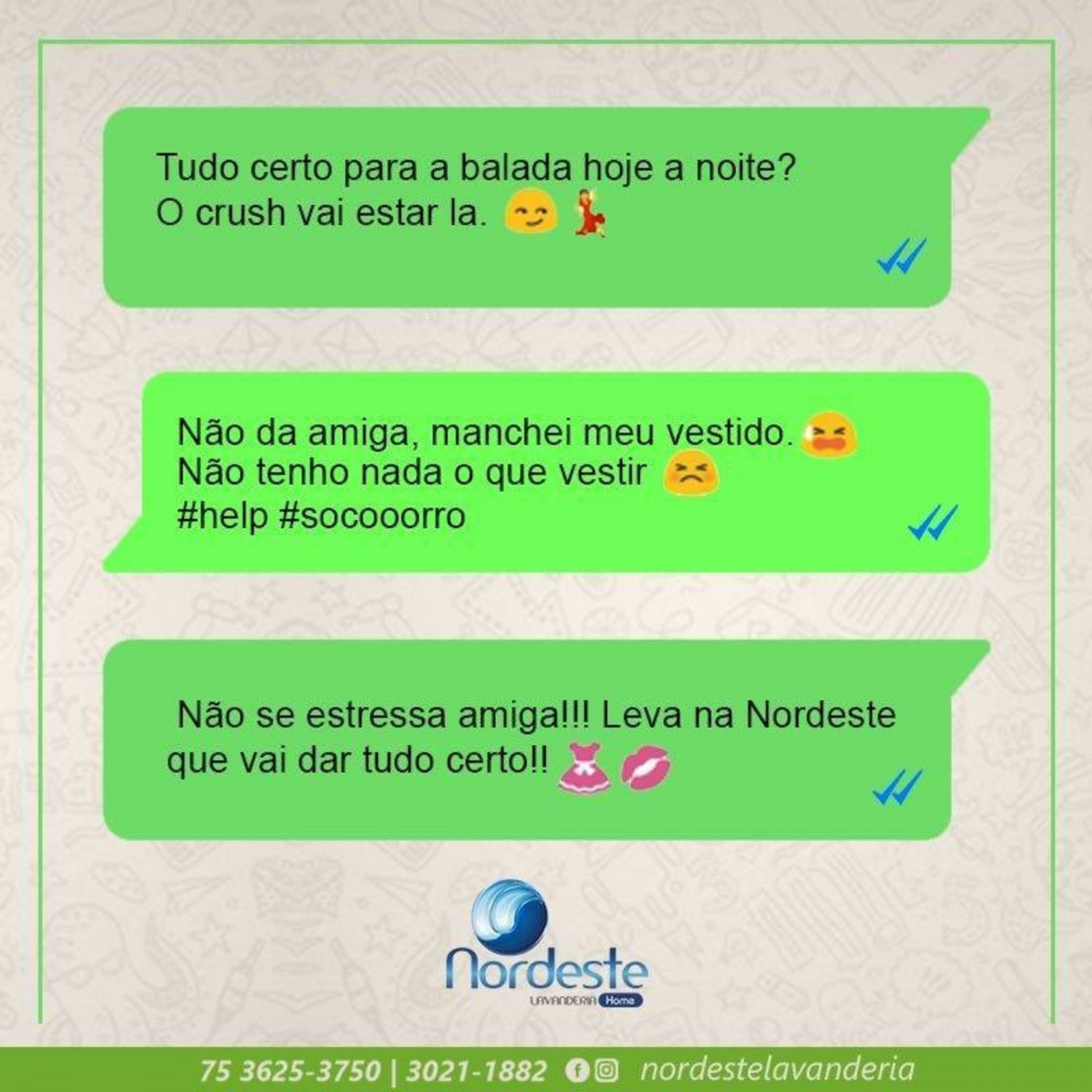 Tudo certo para a balada de sexta-feira, graças a Nordeste!!