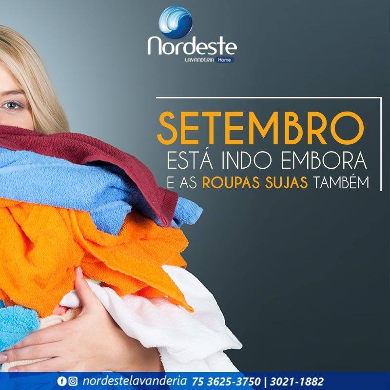 Roupa limpa é com a Nordeste Labanderia!