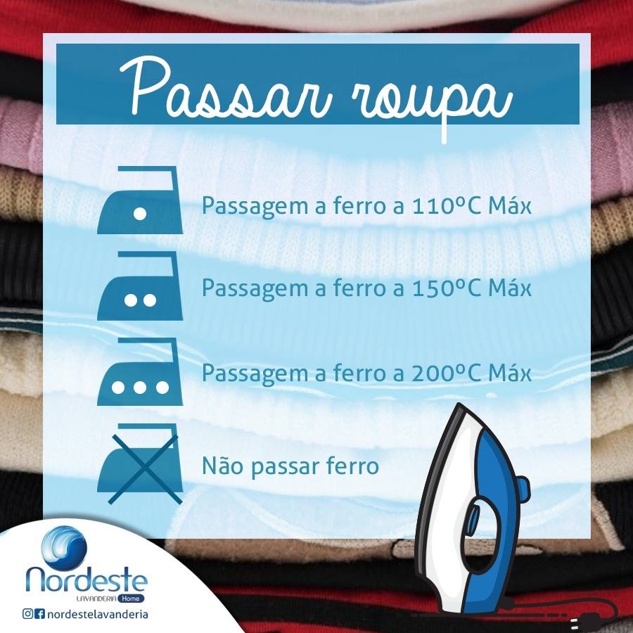 Nordeste Lavanderia adverte: Fique atento as etiquetas !