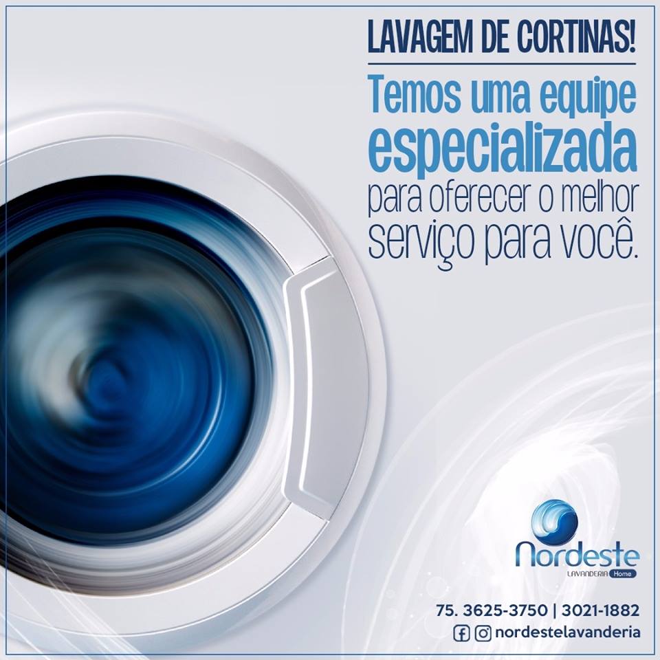 Lavagem de cortinas!