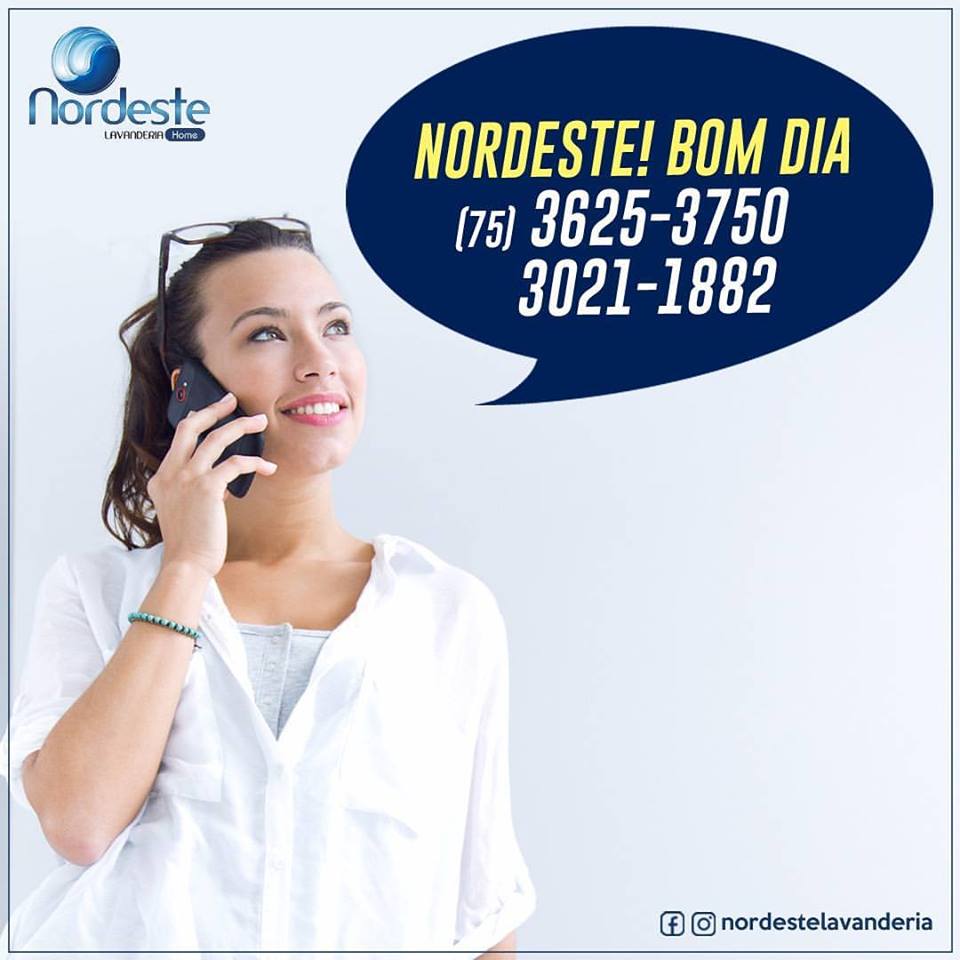 Vai ser um prazer para Nordeste lavanderia, falar com vocês!
