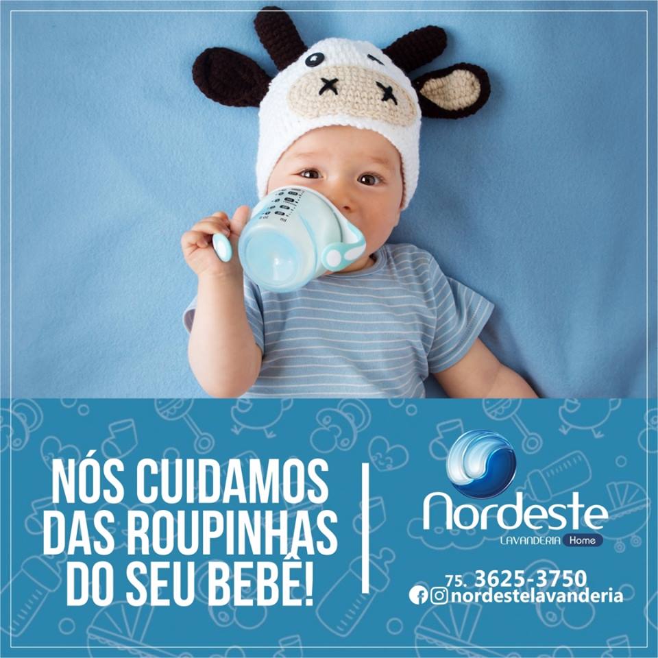 Nós cuidamos da roupa do seu bebê