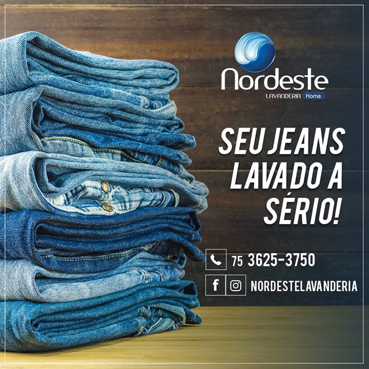 Traga seu jeans pra Nordeste Lavanderia!
