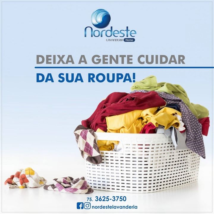 A Nordeste Lavanderia cuida pra você!
