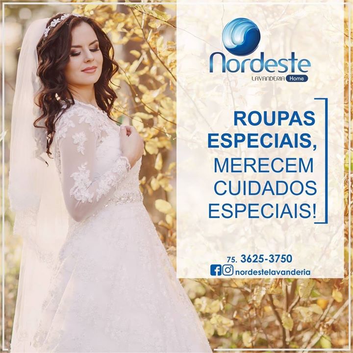 A Nordeste Lavanderia cuida das suas roupas especiais de maneira especial!