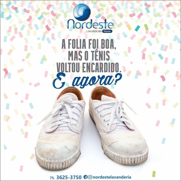 Pode deixar que nós cuidamos do seu tênis!