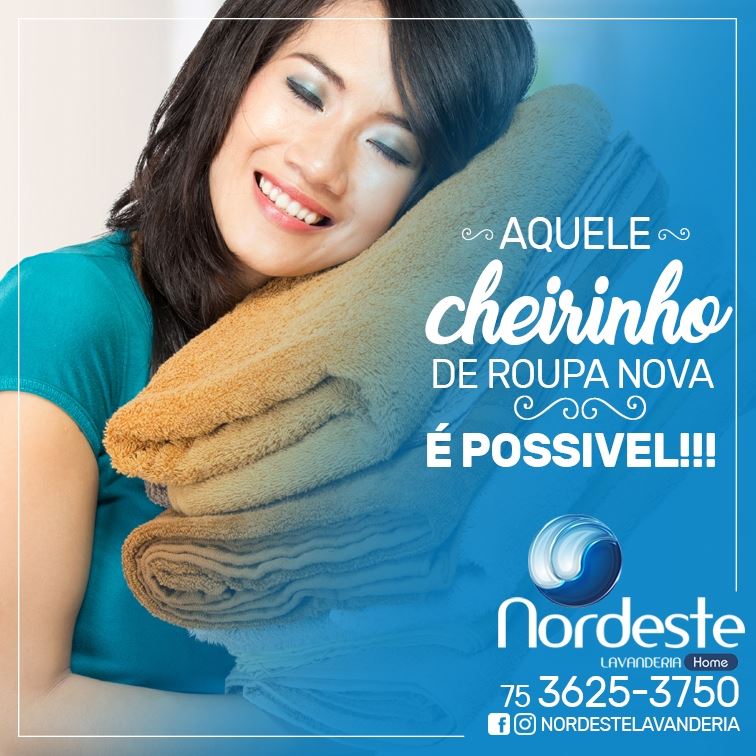 Só com a Nordeste Lavanderia!