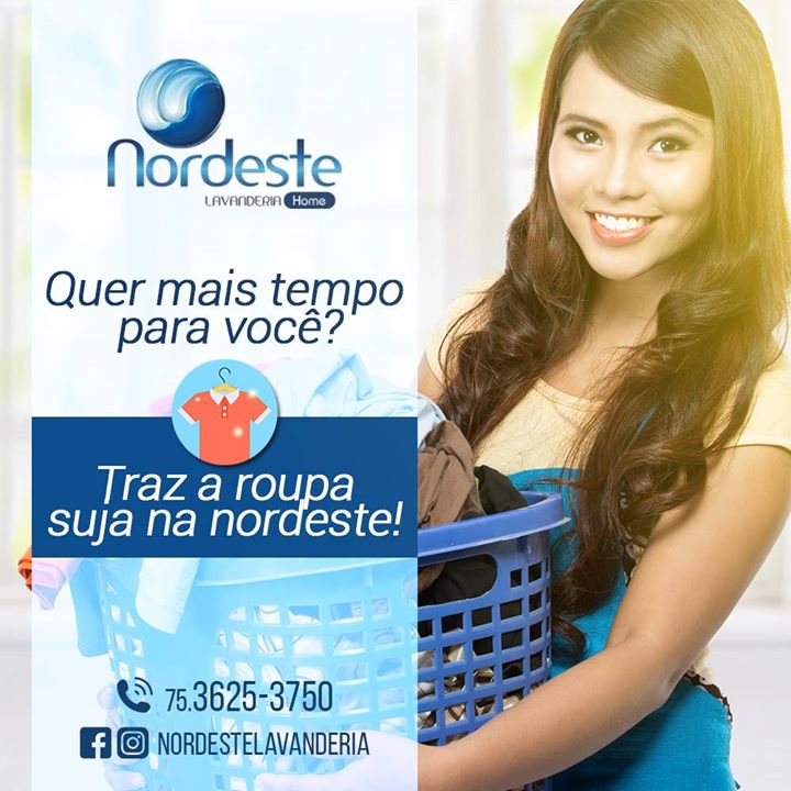 Nós lavamos pra você!