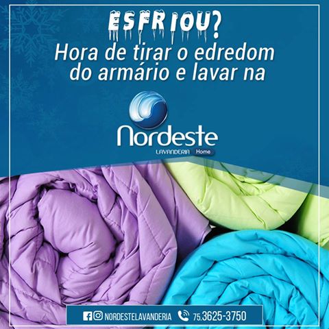 Traga seu edredom que a Nordeste deixa ele limpinho!