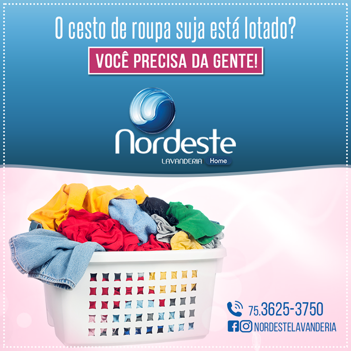 Conte com a Nordeste Lavanderia!