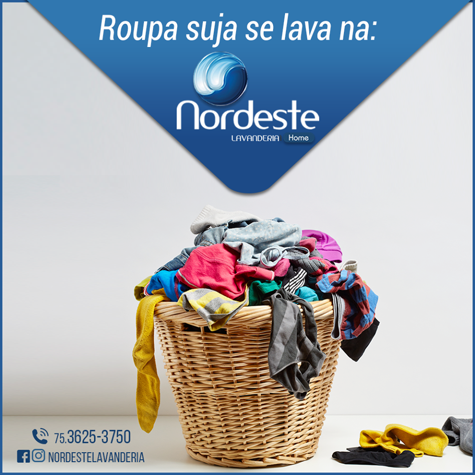 Deixa com a Nordeste Lavanderia!