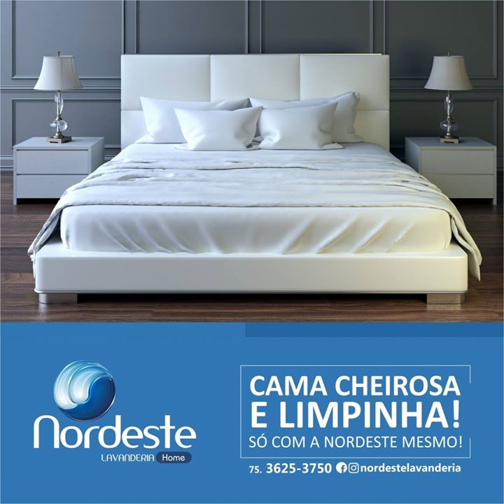 Só com a Nordeste Lavanderia!