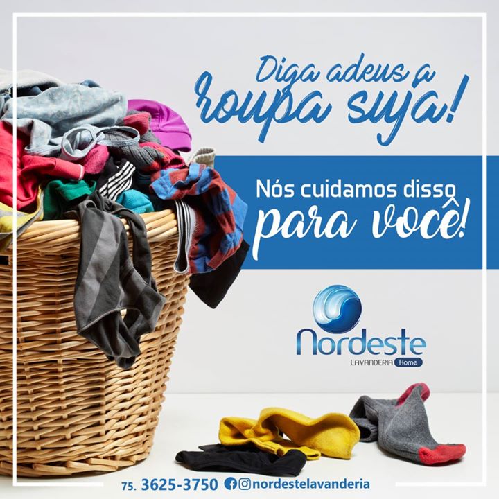 Pode deixar que a Nordeste Lavanderia cuida disso pra você!