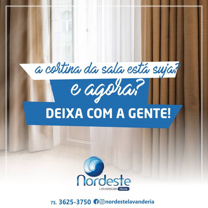 Deixa com a Nordeste Lavanderia!