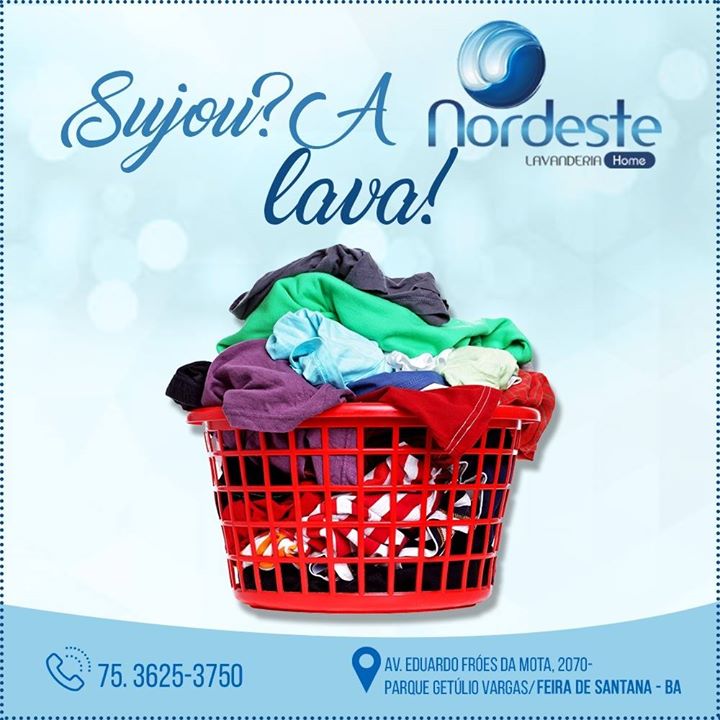 Aproveite o fim de semana e pode deixar com a Nordeste Lavanderia!