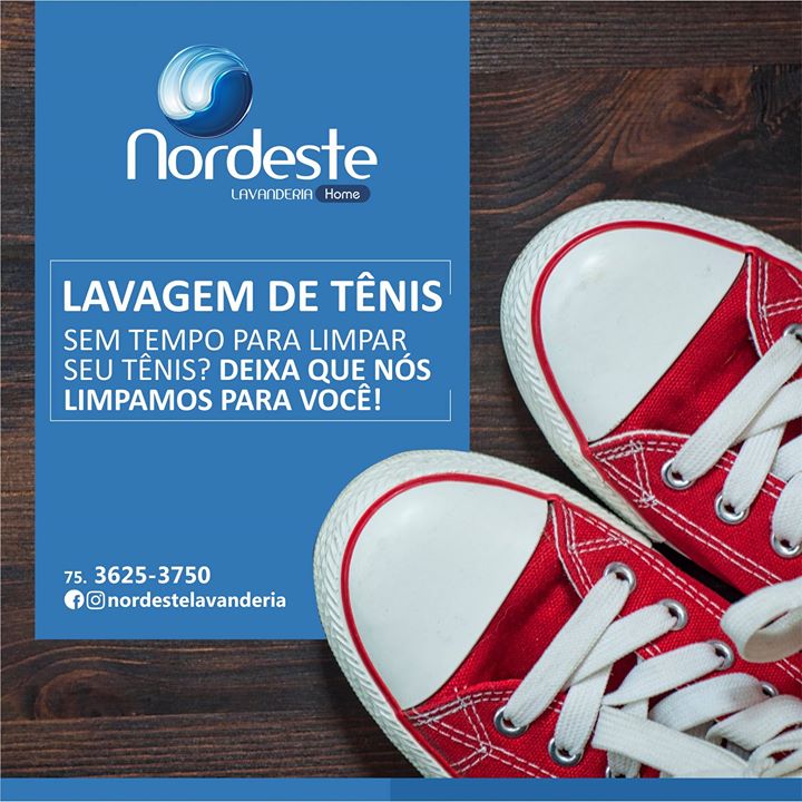 Nós também cuidamos dos seus tênis!