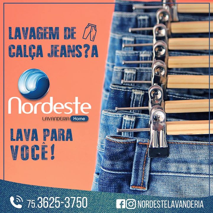 Nordeste Lavanderia cuida do seu jeans com todo o carinho!