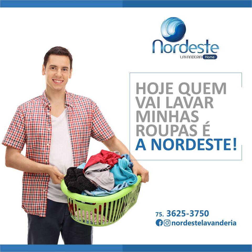 Roupa limpa é com a Nordeste Lavanderia!