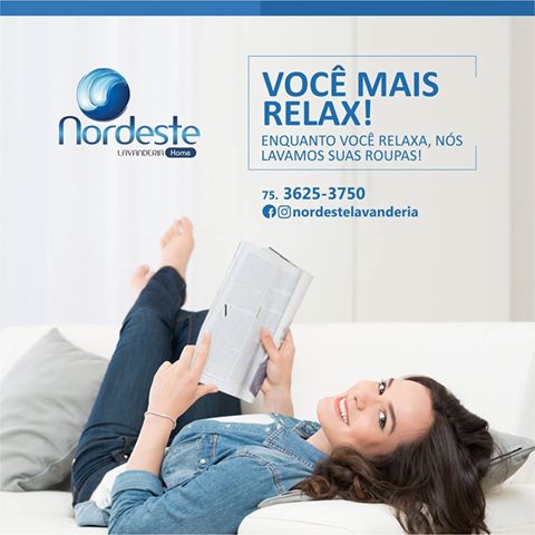 Nós cuidamos da sua roupa e você aproveita o tempo para relaxar!