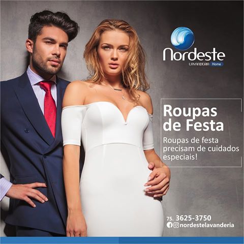 Na Nordeste Lavanderia cuidamos da sua roupa de festa com todo o carinho!!