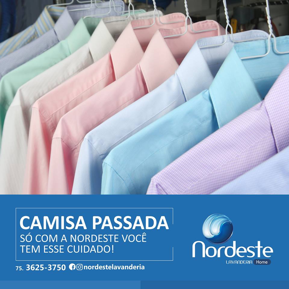 Com a Nordeste Lavanderia o serviço é completo!