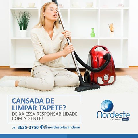 Relaxe, a Nordeste Lavanderia cuida do seu tapete pra você!