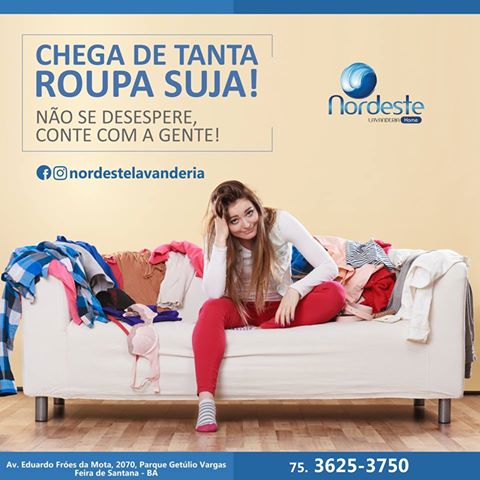 Nordeste Lavanderia sempre facilitando a sua vida!