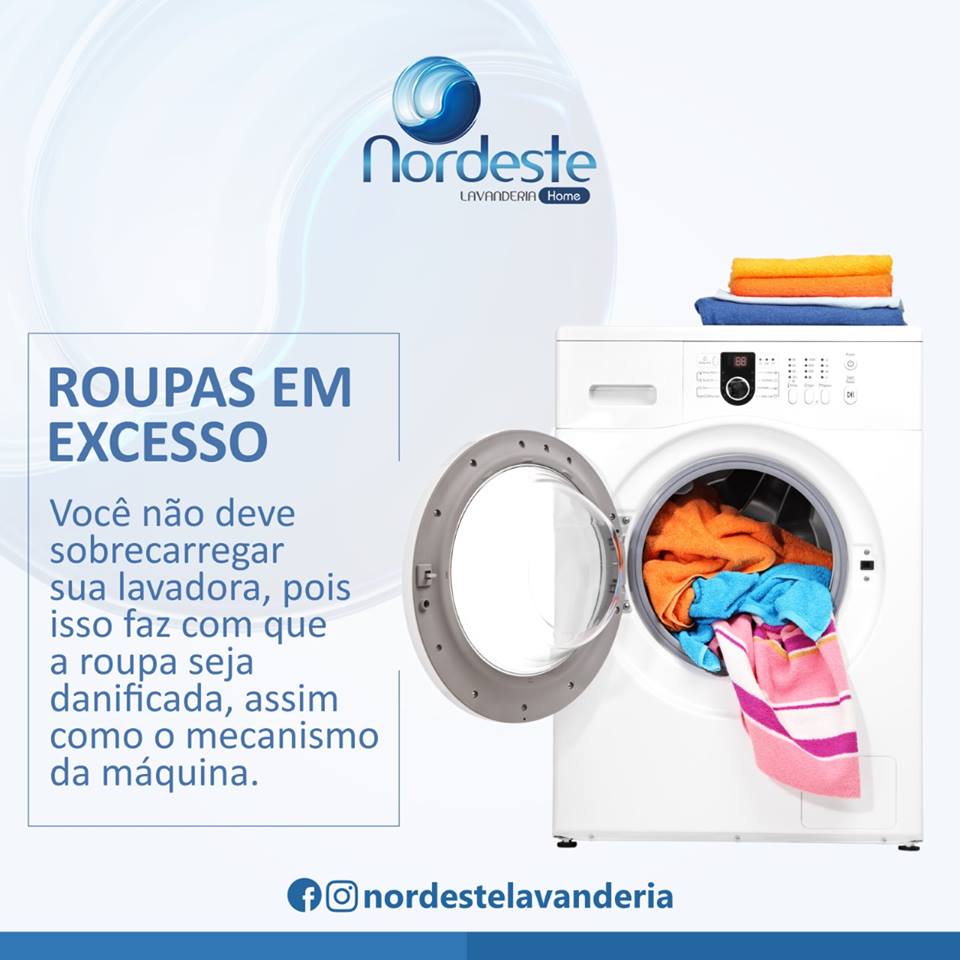A Nordeste Lavanderia deixa suas roupas limpinhas sem danificá-las!
