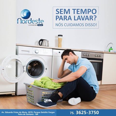 Sem tempo pra lavar? Nós lavamos pra você!