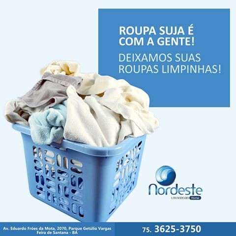 Roupa suja! Deixe com a gente!