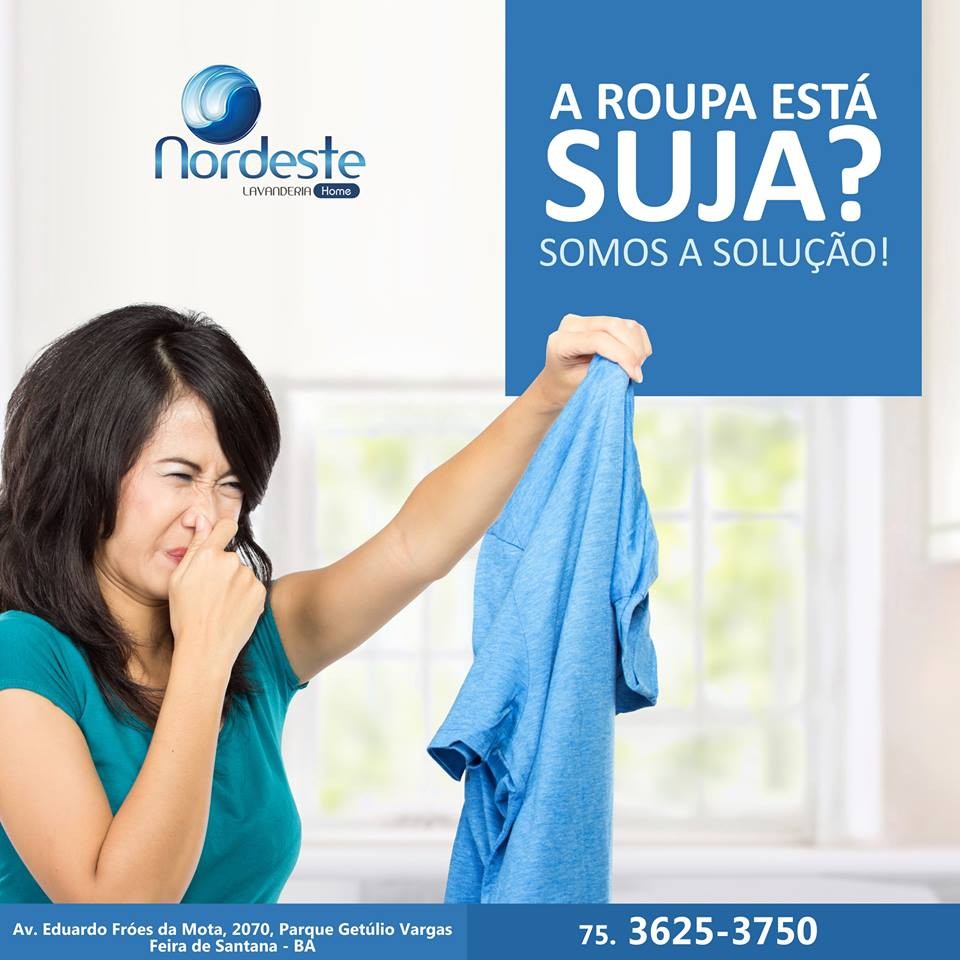Roupas sujas não é problema para a Lavanderia Nordeste!