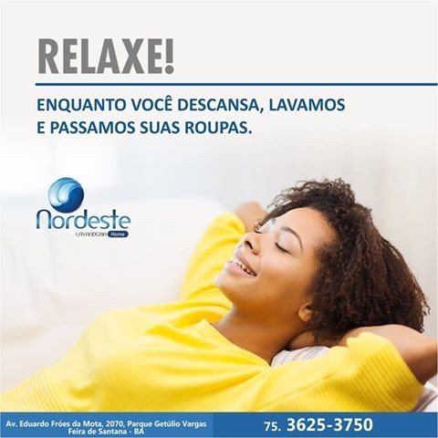 Relaxe e curta a semana, que a roupa suja é com a gente!