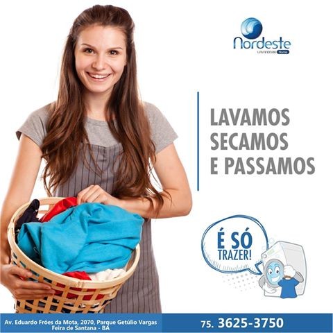 Lavamos, secamos e passamos!